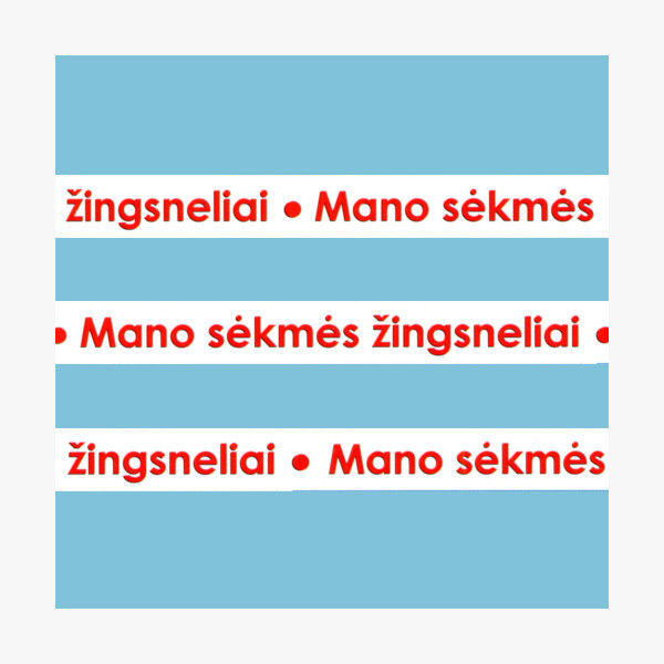 Mano sėkmės žingsneliai