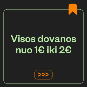 Visos dovanos nuo 1€ iki 2€