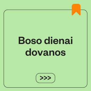 Boso dienai dovanos